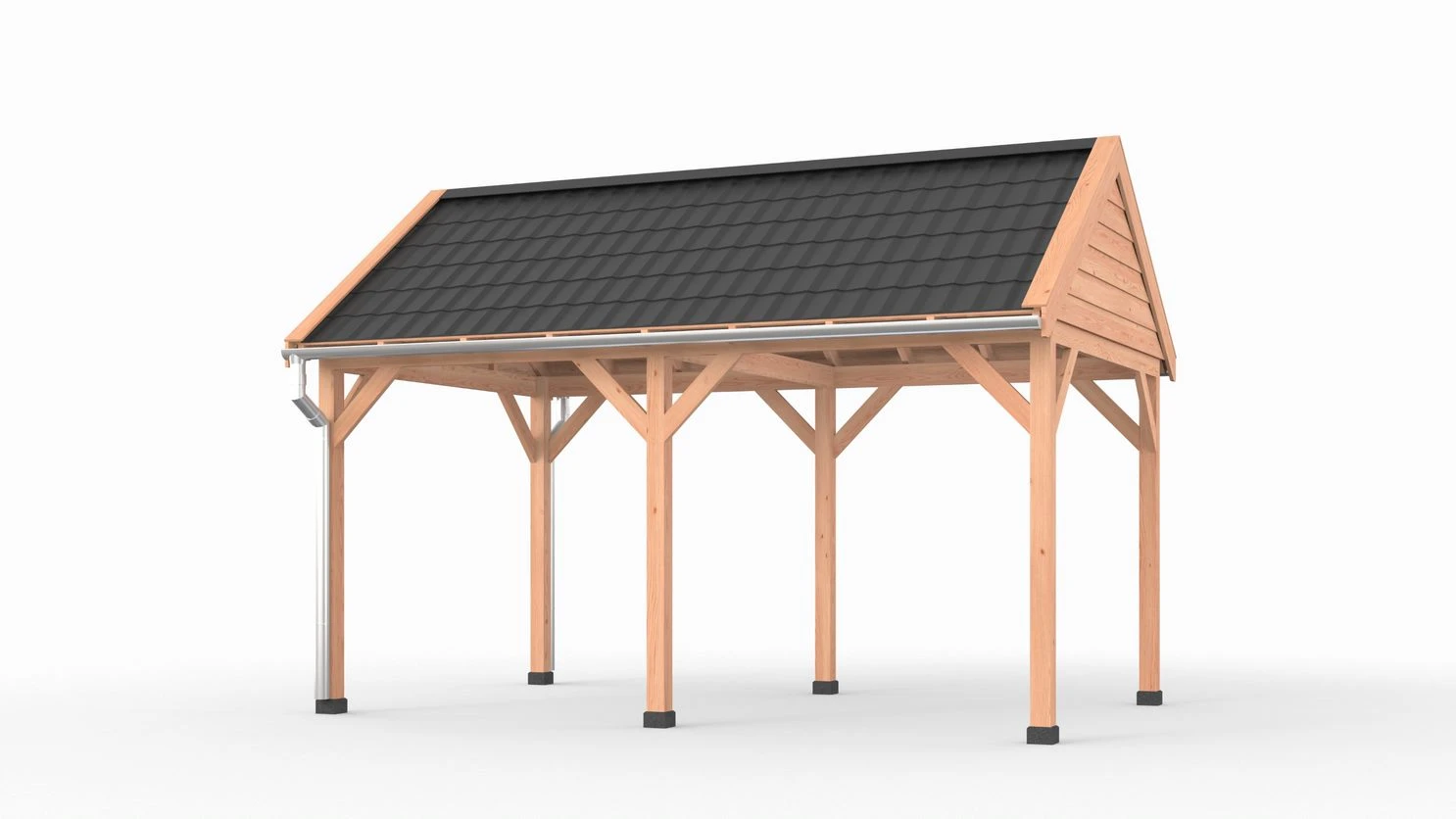 Douglas overkapping zadeldak, 500 x 300, Westwood Comfort - Afbeelding 1